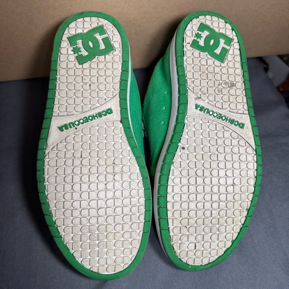 2009 DC Shoes Men’s 10 Court Graffik Emerald Green 300529 Skater Sneakers - Picture 7 of 16